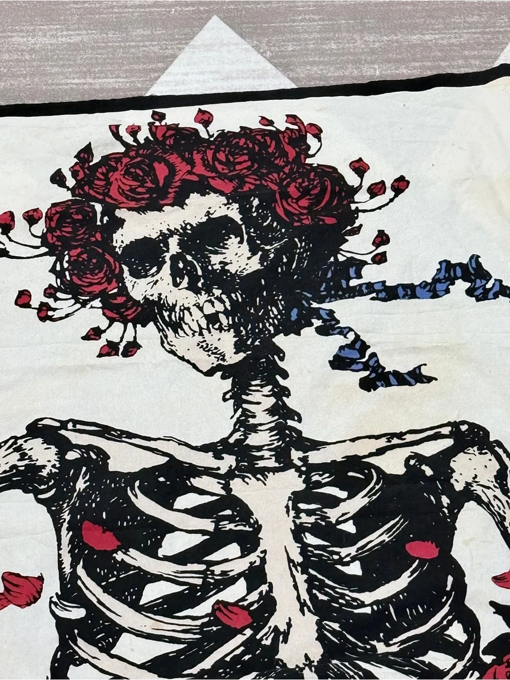 Sunshine Joy Grateful Dead Skulls & Roses Tapestry Banner